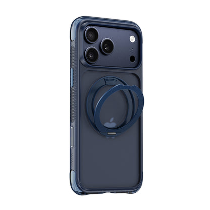 Apple iPhone 17 Pro Kılıf Wiwu AG-203 AeroGuard Ultra Serisi M-safe Şarj Özellikli Airbag Tasarımlı Standlı Kapak