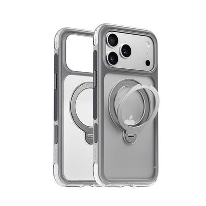 Apple iPhone 17 Pro Kılıf Wiwu AS-203 AeroShield Ultra Serisi M-safe Şarj Özellikli Airbag Tasarımlı Standlı Kapak