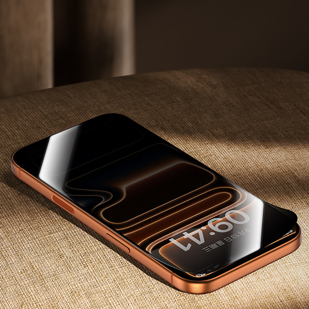 Apple iPhone 17 Pro Max Benks Glass Warrior 2.0 EZFita Privacy Hayalet Cam Ekran Koruyucu + Kolay Uygulama Aparatı