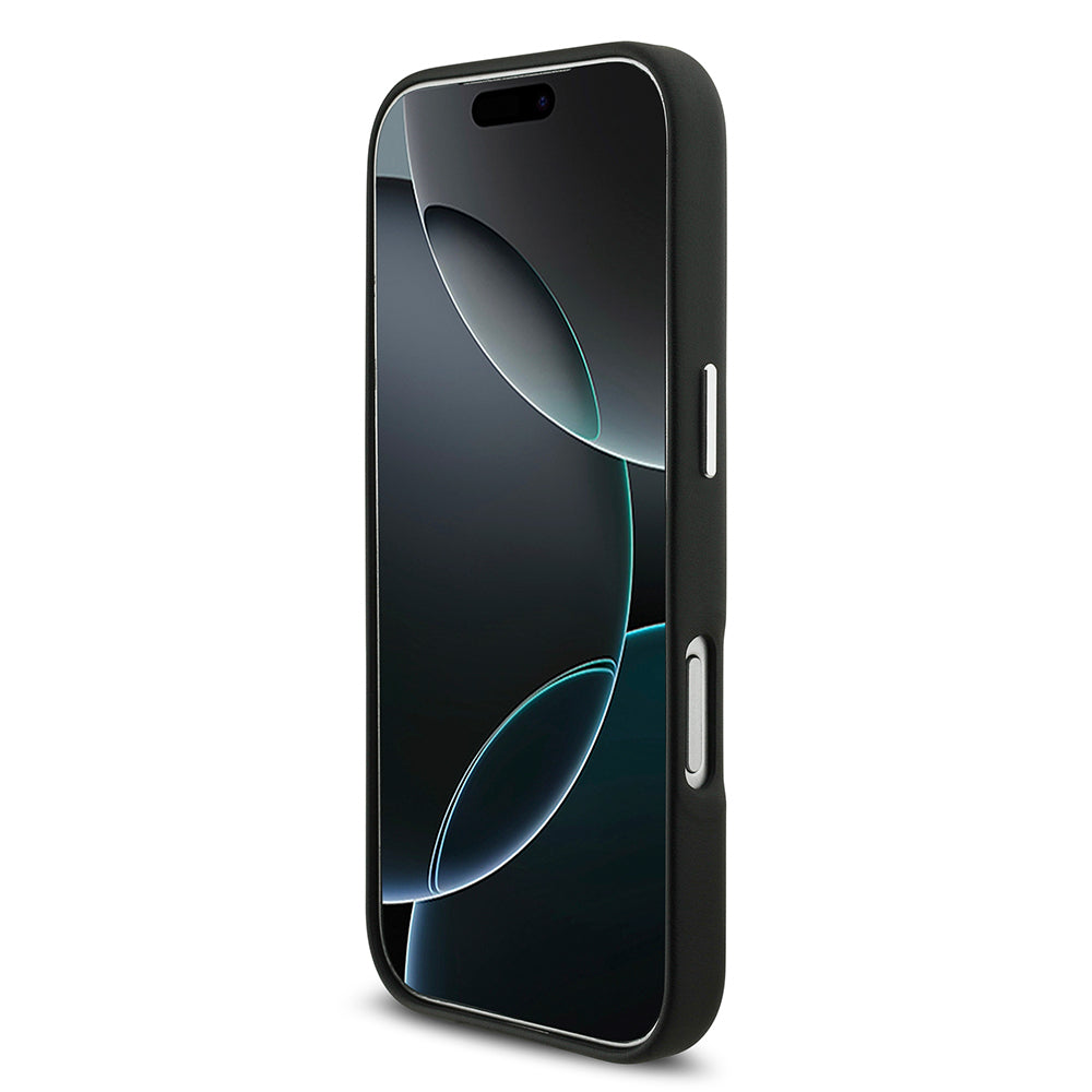 Apple iPhone 17 Pro Max Kılıf Aston Martin Orjinal Lisanslı M-safe Şarj Özellikli Metal Logolu PU Deri Kapak