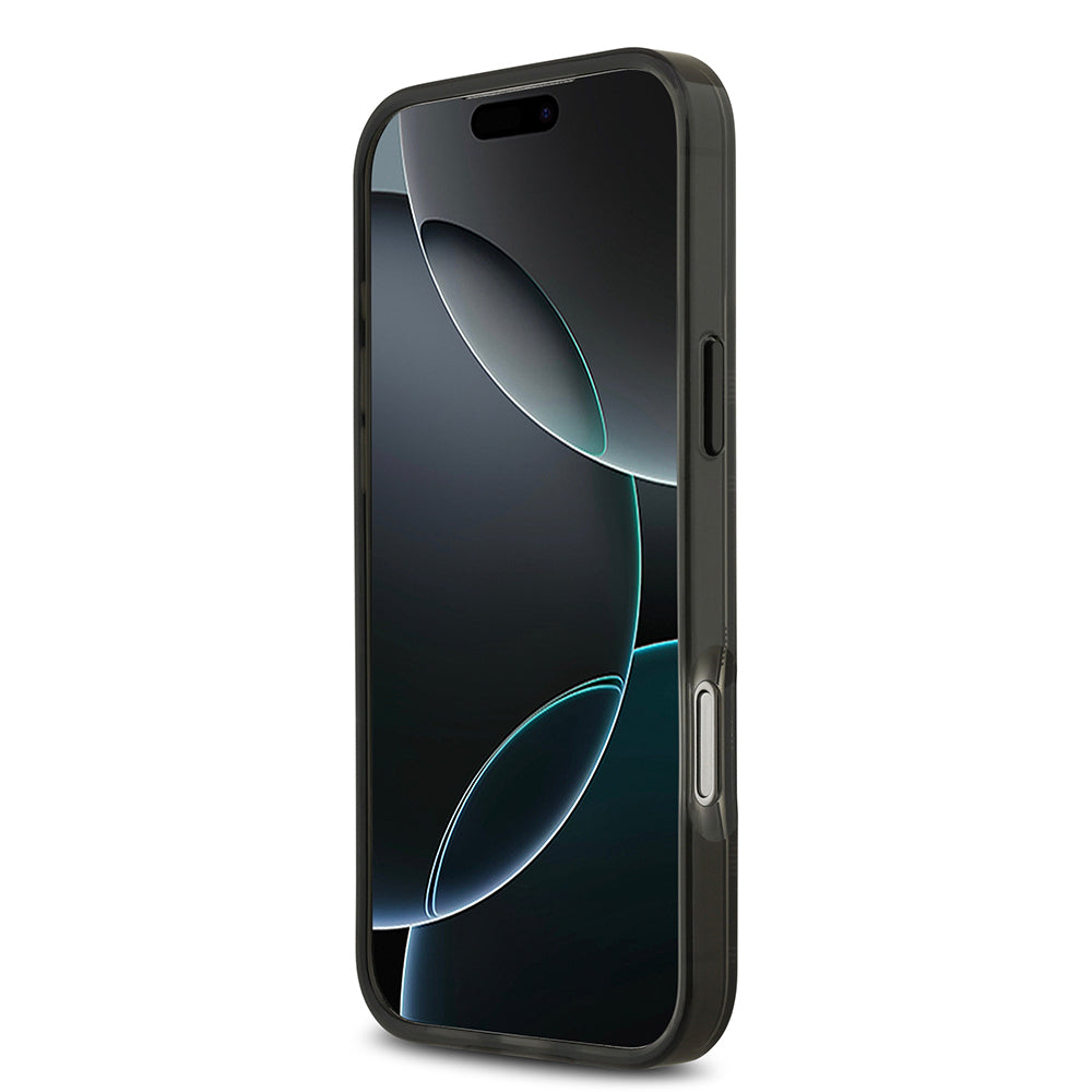 Apple iPhone 17 Pro Max Kılıf BMW Orjinal Lisanslı M-safe Şarj Özellikli Metal Kamera Butonlu Yatay Şeritli M Dizayn Kapak