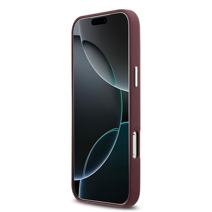 Apple iPhone 17 Pro Max Kılıf BMW Orjinal Lisanslı M-safe Şarj Özellikli Metal Logolu Tam Kaplama Deri Kapak