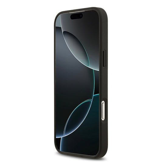 Apple iPhone 17 Pro Max Kılıf Guess Orjinal Lisanslı Gül Baskılı Büyük Metal Logo Dizaynlı Kapak