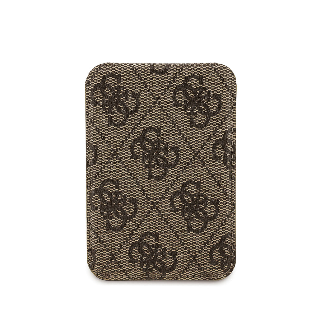Apple iPhone 17 Pro Max Kılıf Guess Orjinal Lisanslı M-safe Şarj Özellikli Askılı ve 4G Logo Kartlıklı Kapak