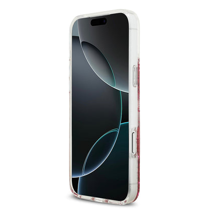 Apple iPhone 17 Pro Max Kılıf Guess Orjinal Lisanslı M-safe Şarj Özellikli Transparan Resin Bottom Kapak