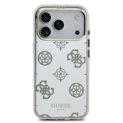 Apple iPhone 17 Pro Max Kılıf Guess Orjinal Lisanslı Metal Kamera Çerçeveli Simli Aynalı Kapak