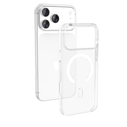 Apple iPhone 17 Pro Max Kılıf IC Çipli Zore Wireless Şarj Özellikli Şeffaf Orjin Kapak