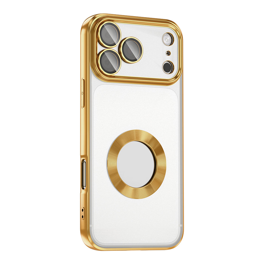 Apple iPhone 17 Pro Max Kılıf Kamera Korumalı Logo Gösteren Zore Omega Kapak