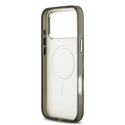 Apple iPhone 17 Pro Max Kılıf Karl Lagerfeld Orjinal Lisanslı M-safe Şarj Özellikli IML Leopar Baskılı Kapak
