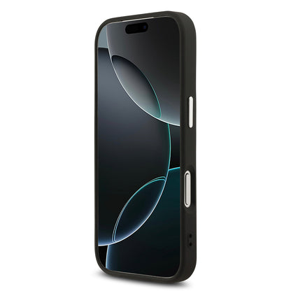 Apple iPhone 17 Pro Max Kılıf Karl Lagerfeld Orjinal Lisanslı M-safe Şarj Özellikli Metal Kamera ve Buton Tasarımlı Choupette PU Deri Kapak
