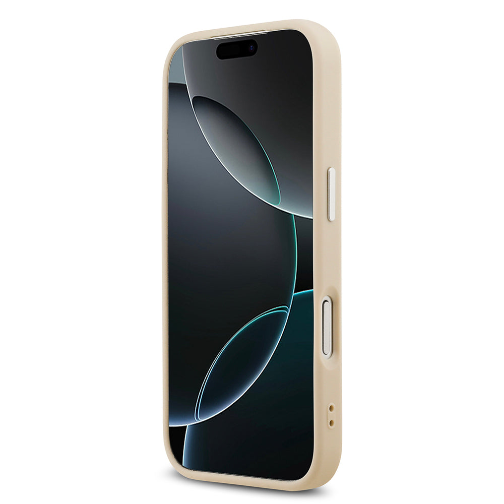 Apple iPhone 17 Pro Max Kılıf Karl Lagerfeld Orjinal Lisanslı M-safe Şarj Özellikli Metal Kamera ve Buton Tasarımlı K&C PU Deri Kapak