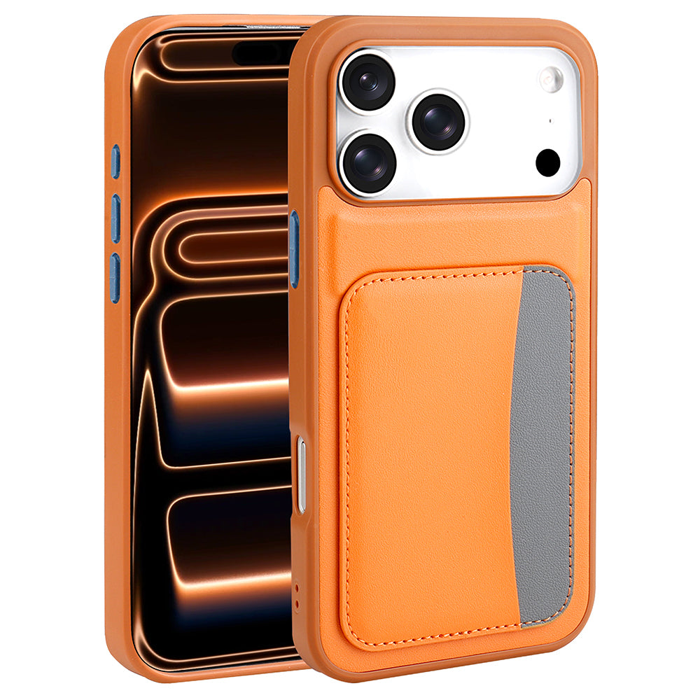 Apple iPhone 17 Pro Max Kılıf Kartlıklı Zore X-Kart Silikon Kapak