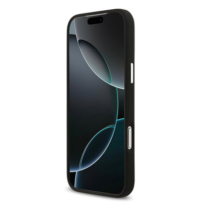 Apple iPhone 17 Pro Max Kılıf Lacoste Orjinal Lisanslı M-safe Şarj Özellikli İkonik Logolu Metal Kamera Çerçeveli Silikon Kapak
