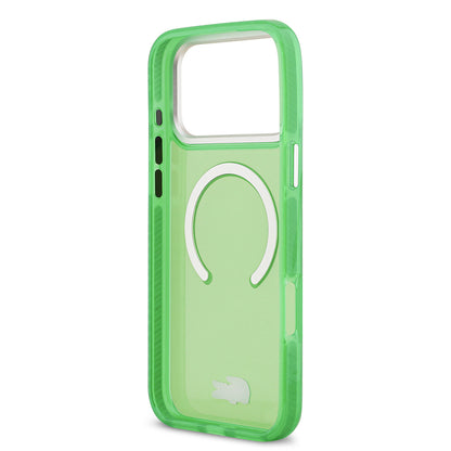 Apple iPhone 17 Pro Max Kılıf Lacoste Orjinal Lisanslı M-safe Şarj Özellikli İkonik Timsah Logolu Buzlu Kapak