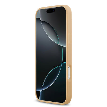 Apple iPhone 17 Pro Max Kılıf Lacoste Orjinal Lisanslı M-safe Şarj Özellikli PU Deri Tasarımlı Karışık Monogram Desenli Kapak