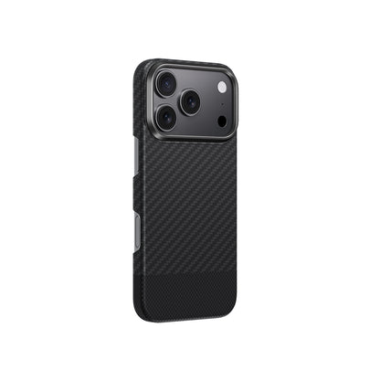 Apple iPhone 17 Pro Max Kılıf M-safe Şarj Özellikli 1500D Aramid Fiber Amazingthing Titan Max Serisi Kapak