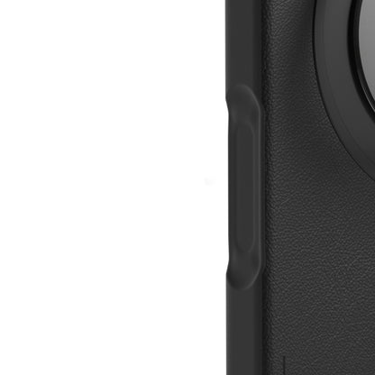 Apple iPhone 17 Pro Max Kılıf M-safe Şarj Özellikli 360 Derece Standlı Basit Mat Deri Desenli Youngkit Tech Leather Serisi Kapak