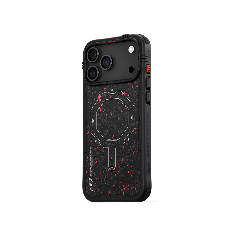 Apple iPhone 17 Pro Max Kılıf M-safe Şarj Özellikli Airbag Tasarımlı Skinarma Vektor Kapak