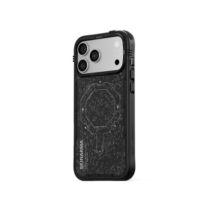 Apple iPhone 17 Pro Max Kılıf M-safe Şarj Özellikli Airbag Tasarımlı Skinarma Vektor Kapak