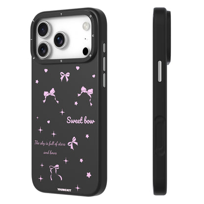 Apple iPhone 17 Pro Max Kılıf M-Safe Şarj Özellikli Airbagli Çift Katmanlı Youngkit Sweathart Serisi Kapak