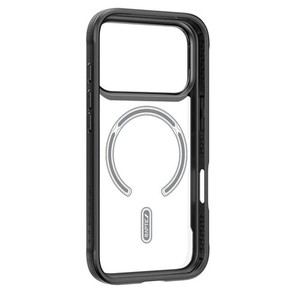Apple iPhone 17 Pro Max Kılıf M-safe Şarj Özellikli Airbagli Raptic Shield Serisi Şeffaf Arka Yüzey Kapak