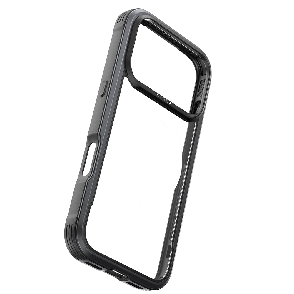 Apple iPhone 17 Pro Max Kılıf M-safe Şarj Özellikli Airbagli Raptic Shield Serisi Şeffaf Arka Yüzey Kapak