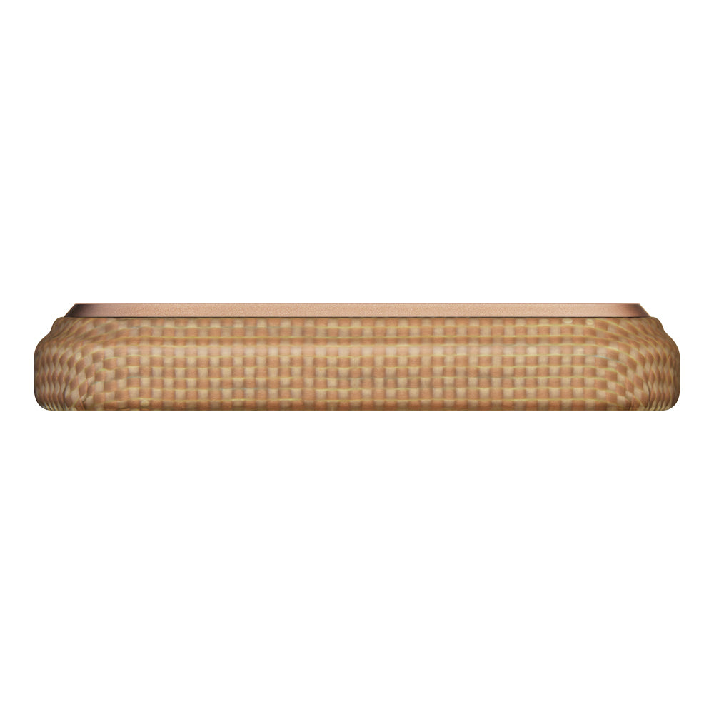 Apple iPhone 17 Pro Max Kılıf M-safe Şarj Özellikli Aramid Fiber Pitaka Glints of Gold Ultra Slim Serisi Kapak