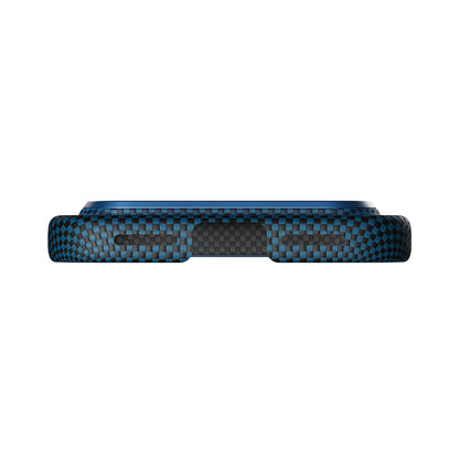 Apple iPhone 17 Pro Max Kılıf M-safe Şarj Özellikli Aramid Fiber Pitaka Tactile Woven Sunset-Moonrise Serisi Kapak