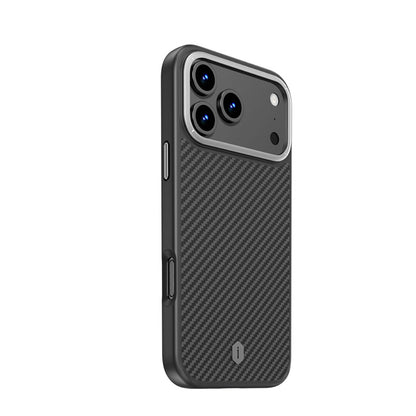Apple iPhone 17 Pro Max Kılıf M-safe Şarj Özellikli Aramid Fiber Wiwu Defense Ultra Serisi DCC-205 Kapak