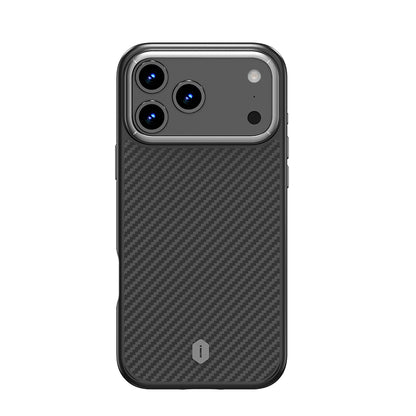 Apple iPhone 17 Pro Max Kılıf M-safe Şarj Özellikli Aramid Fiber Wiwu Defense Ultra Serisi DCC-205 Kapak