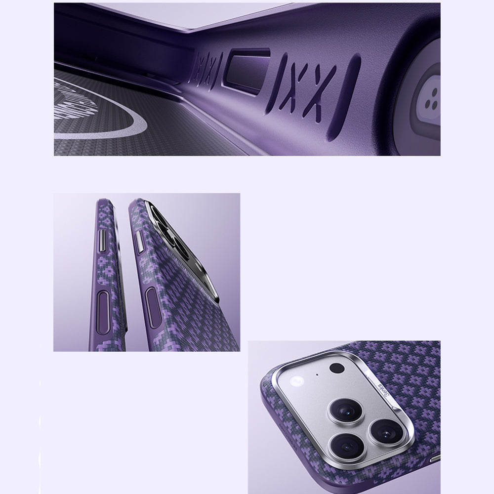Apple iPhone 17 Pro Max Kılıf M-Safe Şarj Özellikli Benks ArmorPro ArmorEdge X9 Serisi Kevlar Kapak