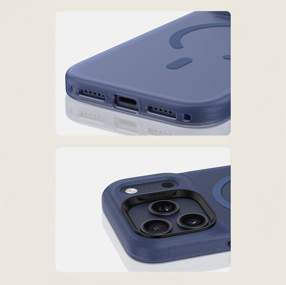Apple iPhone 17 Pro Max Kılıf M-Safe Şarj Özellikli Benks C-Magnet Lucid Armor Kapak