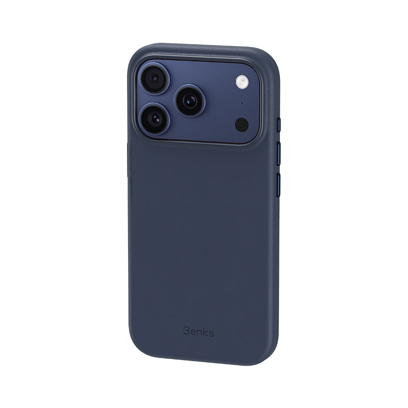 Apple iPhone 17 Pro Max Kılıf M-safe Şarj Özellikli Çizilmeye Dayanıklı Benks VitaPro Serisi PU Deri Kapak