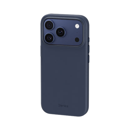 Apple iPhone 17 Pro Max Kılıf M-safe Şarj Özellikli Çizilmeye Dayanıklı Benks VitaPro Serisi PU Deri Kapak