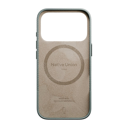 Apple iPhone 17 Pro Max Kılıf M-safe Şarj Özellikli Deri Dokulu Native Union RE Classic Serisi Kapak
