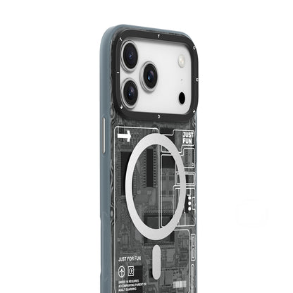 Apple iPhone 17 Pro Max Kılıf M-safe Şarj Özellikli Kamera Denetim Butonlu Youngkit Technology Serisi Kapak