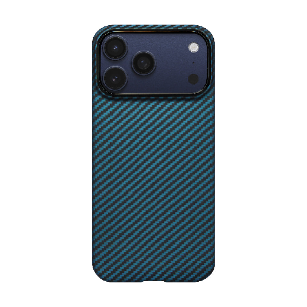 Apple iPhone 17 Pro Max Kılıf M-Safe Şarj Özellikli Kamera Kontrol Butonlu Aramid Fiber Pitaka Ultra-Slim Kapak