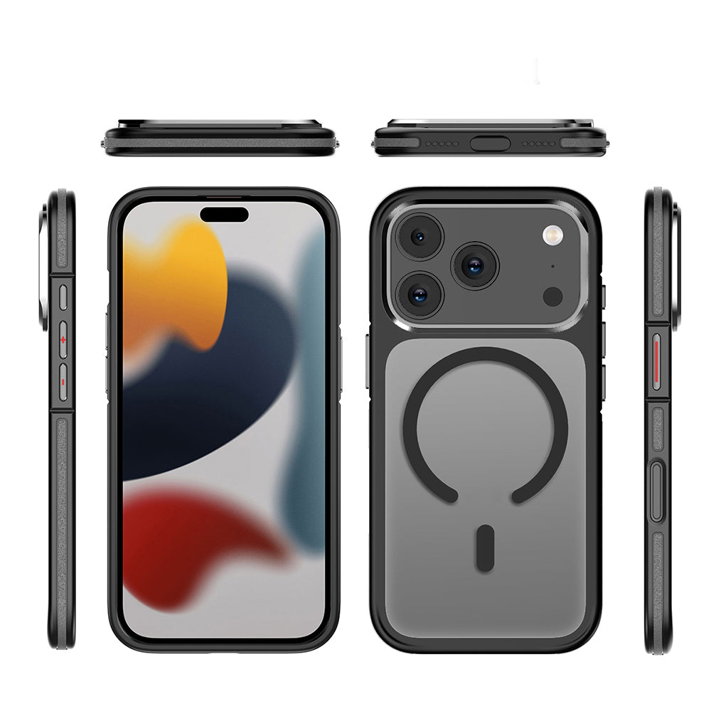 Apple iPhone 17 Pro Max Kılıf M-safe Şarj Özellikli Mat Görünümlü Wlons Vevo Kapak