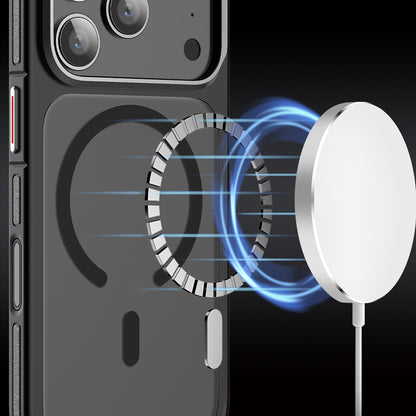Apple iPhone 17 Pro Max Kılıf M-safe Şarj Özellikli Mat Görünümlü Wlons Vevo Kapak