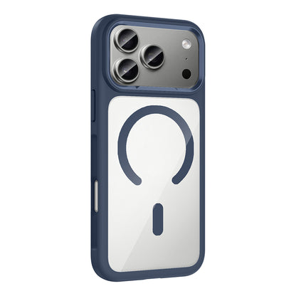 Apple iPhone 17 Pro Max Kılıf M-Safe Şarj Özellikli Metal Kamera Çerçeveli Zore Tiko Kapak