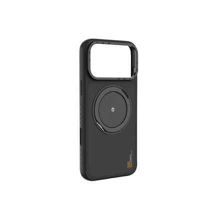 Apple iPhone 17 Pro Max Kılıf M-safe Şarj Özellikli Metal Standlı Lenyes CK225 Kapak