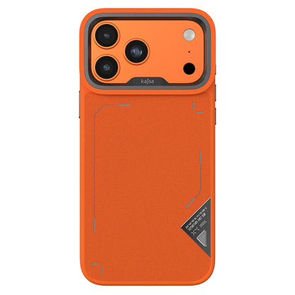 Apple iPhone 17 Pro Max Kılıf M-safe Şarj Özellikli O-Ring Metal Kamera Çerçeveli Kajsa Matrix Collection Kapak