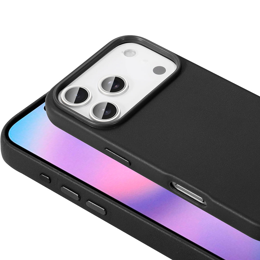 Apple iPhone 17 Pro Max Kılıf M-safe Şarj Özellikli PU Deri Görünümlü Zore Kupra Kapak
