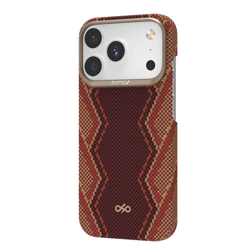 Apple iPhone 17 Pro Max Kılıf M-safe Şarj Özellikli Raptic Aramid Skin Bionic Serisi Kapak