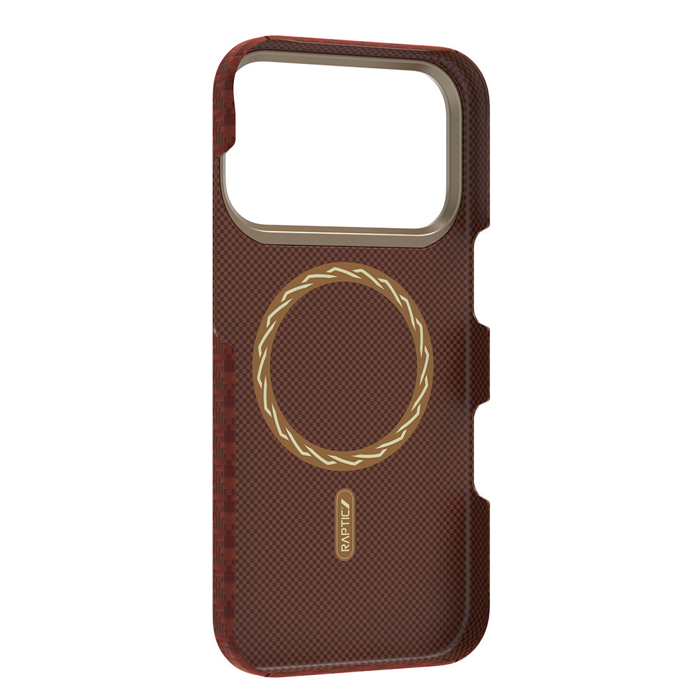 Apple iPhone 17 Pro Max Kılıf M-safe Şarj Özellikli Raptic Aramid Skin Origin Serisi Kapak