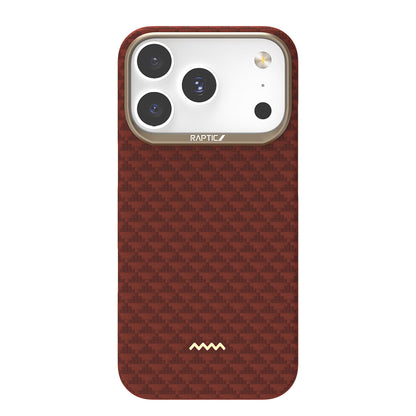 Apple iPhone 17 Pro Max Kılıf M-safe Şarj Özellikli Raptic Aramid Skin Origin Serisi Kapak