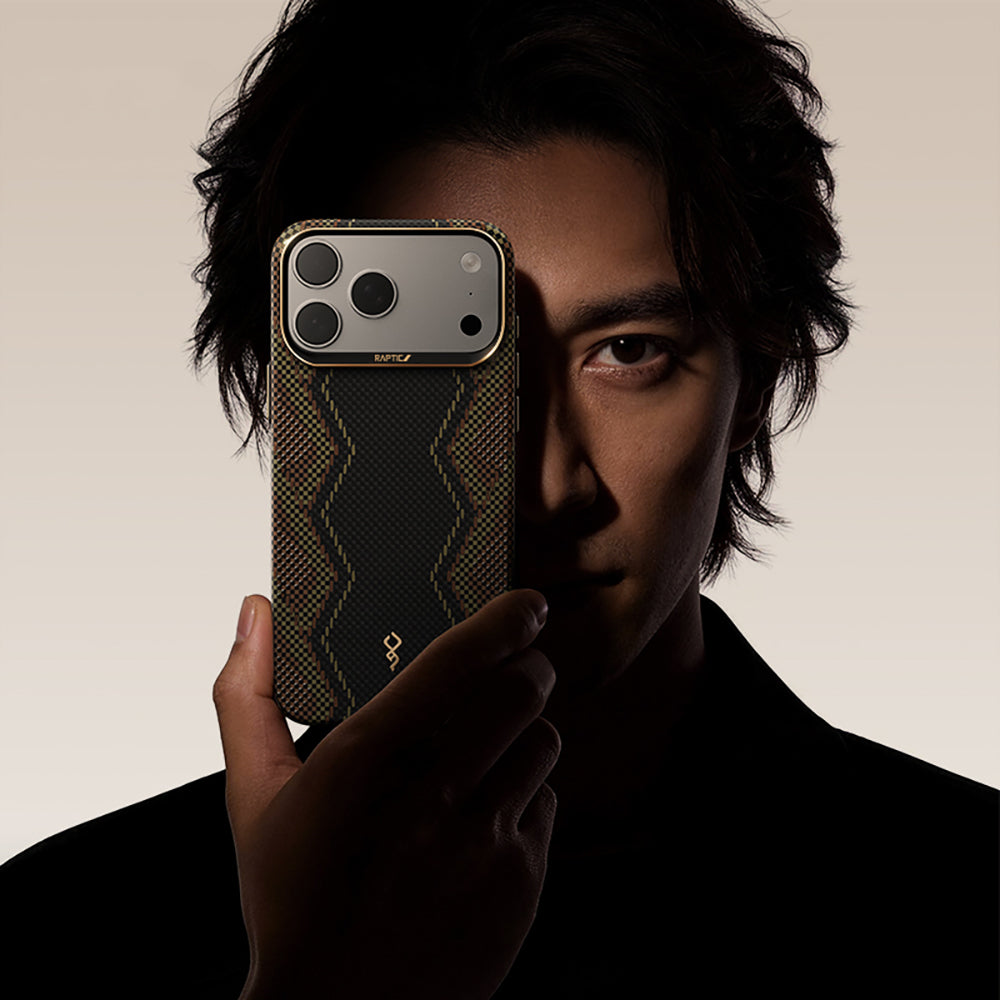 Apple iPhone 17 Pro Max Kılıf M-safe Şarj Özellikli Raptic Aramid Skin Scepter Serisi Kapak