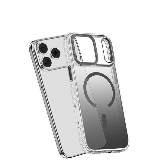 Apple iPhone 17 Pro Max Kılıf M-safe Şarj Özellikli Sararmaya Karşı Dayanıklı Mutural Icesense Serisi Kapak
