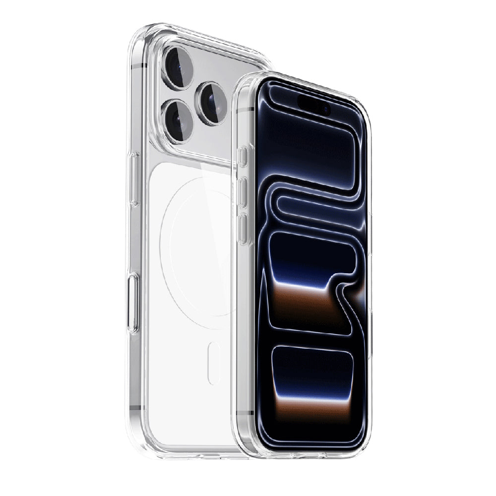 Apple iPhone 17 Pro Max Kılıf M-safe Şarj Özellikli Şeffaf Tasarımlı Wlons Apel Kapak
