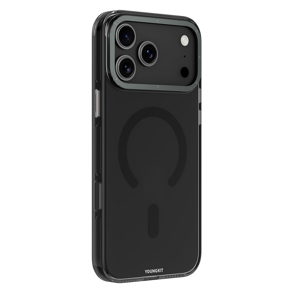 Apple iPhone 17 Pro Max Kılıf M-safe Şarj Özellikli Şeffaf Youngkit Crystal Shield Serisi Kapak